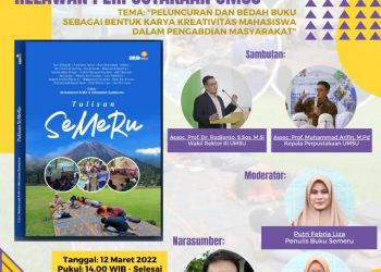 Mahasiswa Program Studi Pendidikan Akuntansi Launching Sekaligus Bedah Buku “Semeru”