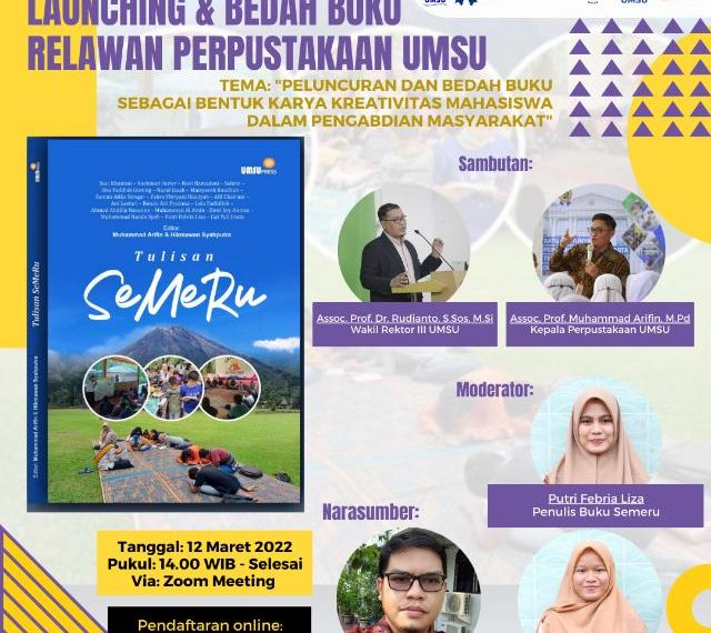 Mahasiswa Program Studi Pendidikan Akuntansi Launching Sekaligus Bedah Buku “Semeru”