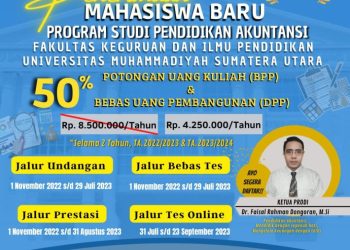Penerimaan Mahasiswa Baru Prodi Pendidikan Akuntansi Fkip Umsu